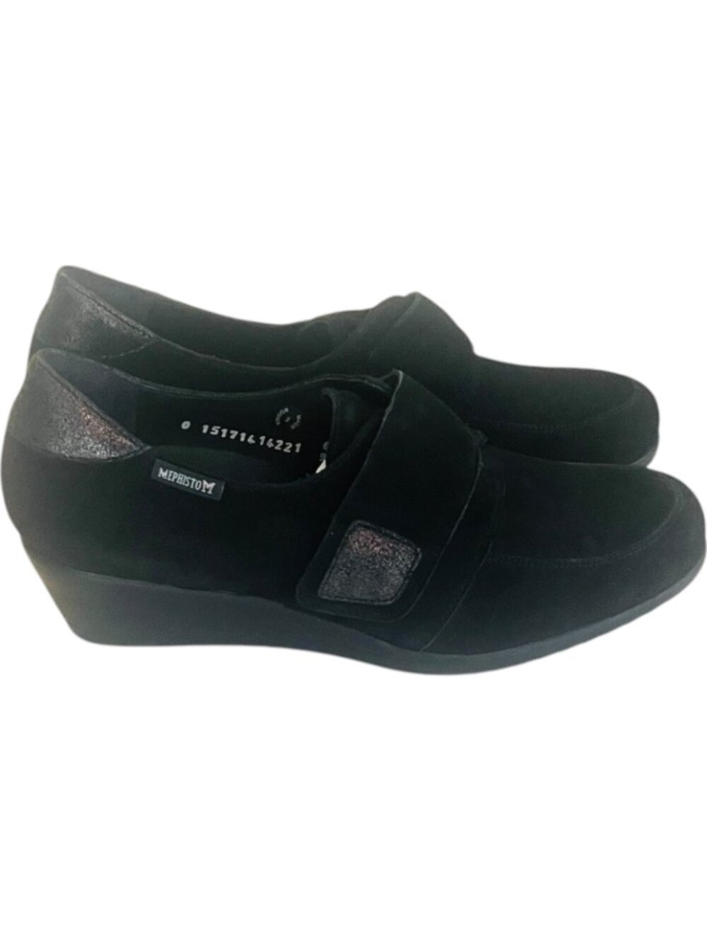 MEPHISTO Graziella Women's Black Velcalf Leather Shoes - Size 9 - NEW - Picture 6 of 10
